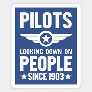 Pilots Looking Down On People: Funny Aviation Sticker